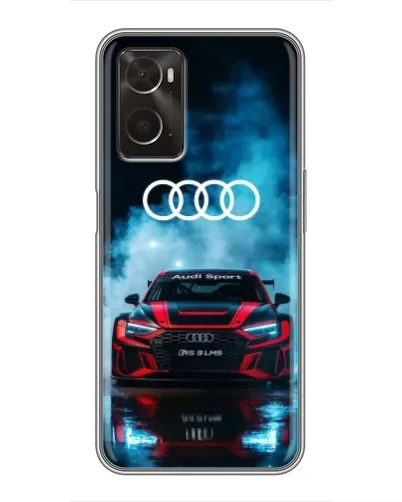 Чохол для OPPO A96 з картинкою «Audi Sport — неон»