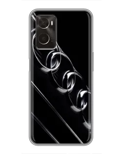 Чохол для OPPO A96 з картинкою «Audi — абстрактні кільця»
