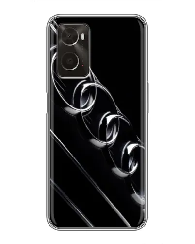 Чохол для OPPO A96 з картинкою «Audi — абстрактні кільця»