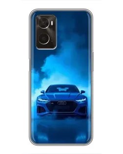 Чохол для OPPO A96 з картинкою «Audi — блакитна енергія»