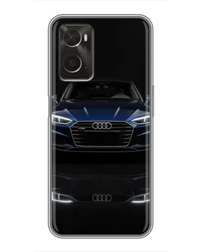 Чохол для OPPO A96 з картинкою «Audi — нічне відображення»