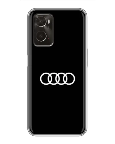 Чохол для OPPO A96 з картинкою «Audi White Logo»