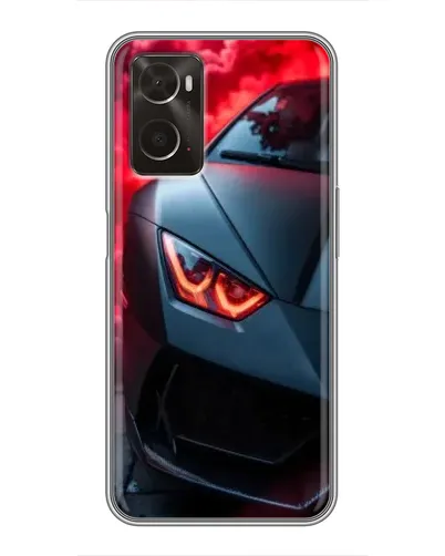 Чохол для OPPO A96 з картинкою «Lamborghini червоне сяйво»