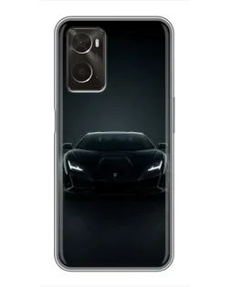 Чохол для OPPO A96 з картинкою «Чорний Lamborghini Aventador» Чохол для OPPO A96 з картинкою «Чорний Lamborghini Aventador»