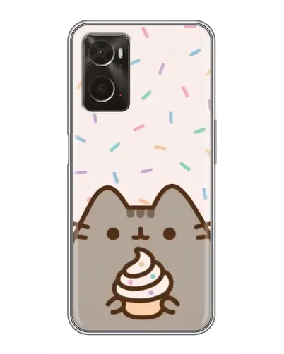 Чохол для OPPO A96 з картинкою «Пушин з кексом» Чохол для OPPO A96 з картинкою «Пушин з кексом»