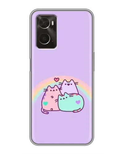 Чохол для OPPO A96 з картинкою «Веселкові Пушини» Чохол для OPPO A96 з картинкою «Веселкові Пушини»