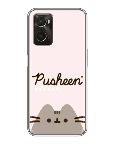 Чохол для OPPO A96 з картинкою «Pusheen логотип» Чохол для OPPO A96 з картинкою «Pusheen логотип»