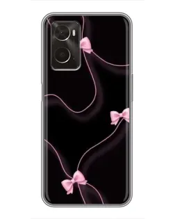 Чехол для OPPO A96 с картинкой «Розовые ленты» Чехол для OPPO A96 с картинкой «Розовые ленты»