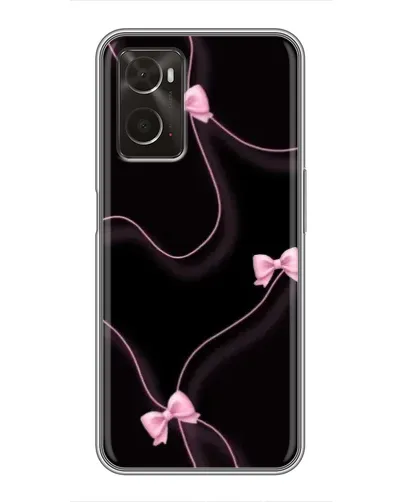 Чехол для OPPO A96 с картинкой «Розовые ленты» Чехол для OPPO A96 с картинкой «Розовые ленты»