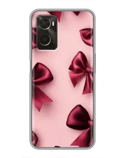 Чехол для OPPO A96 с картинкой «Бордовый атлас» Чехол для OPPO A96 с картинкой «Бордовый атлас»
