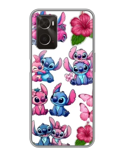 Чохол для OPPO A96 з картинкою «Стікери Stitch та Angel» Чохол для OPPO A96 з картинкою «Стікери Stitch та Angel»