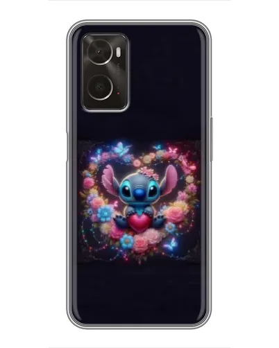 Чохол для OPPO A96 з картинкою «Stitch у квітах» Чохол для OPPO A96 з картинкою «Stitch у квітах»