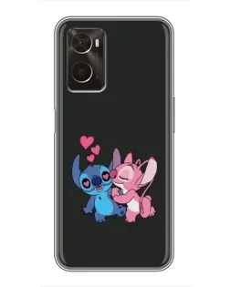 Чохол для OPPO A96 з картинкою «Анжел цілує Стіча» Чохол для OPPO A96 з картинкою «Анжел цілує Стіча»