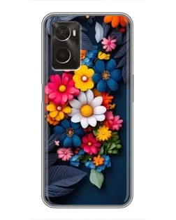Чохол для OPPO A96 з картинкою «Квіткова феєрія» Чохол для OPPO A96 з картинкою «Квіткова феєрія»