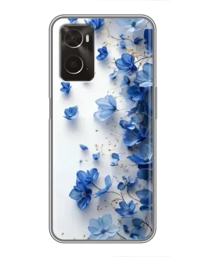 Чохол для OPPO A96 з картинкою «Блакитний квітковий каскад» Чохол для OPPO A96 з картинкою «Блакитний квітковий каскад»