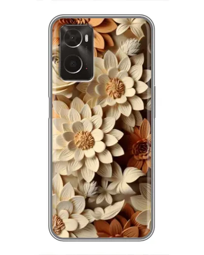 Чохол для OPPO A96 з картинкою «Бежевий флористичний декор» Чохол для OPPO A96 з картинкою «Бежевий флористичний декор»