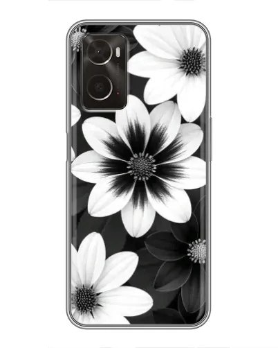 Чохол для OPPO A96 з картинкою «Монохромні айстри» Чохол для OPPO A96 з картинкою «Монохромні айстри»