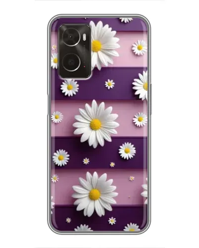 Чохол для OPPO A96 з картинкою «Ромашки на фіолетовому» Чохол для OPPO A96 з картинкою «Ромашки на фіолетовому»
