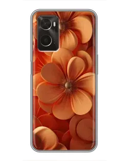 Чохол для OPPO A96 з картинкою «Помаранчева макро квітка» Чохол для OPPO A96 з картинкою «Помаранчева макро квітка»