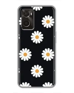 Чохол для OPPO A96 з картинкою «Ромашки на чорному» Чохол для OPPO A96 з картинкою «Ромашки на чорному»