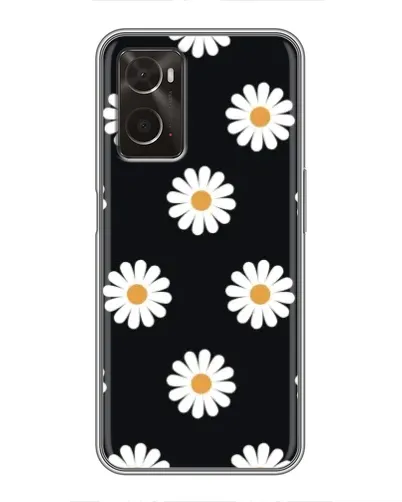 Чохол для OPPO A96 з картинкою «Ромашки на чорному» Чохол для OPPO A96 з картинкою «Ромашки на чорному»