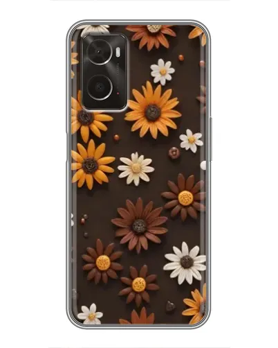 Чохол для OPPO A96 з картинкою «Візерунок з маленьких соняшників» Чохол для OPPO A96 з картинкою «Візерунок з маленьких соняшників»