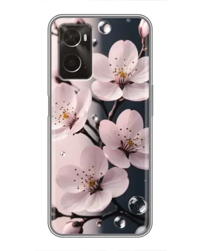 Чохол для OPPO A96 з картинкою «Ніжня сакура та краплі» Чохол для OPPO A96 з картинкою «Ніжня сакура та краплі»