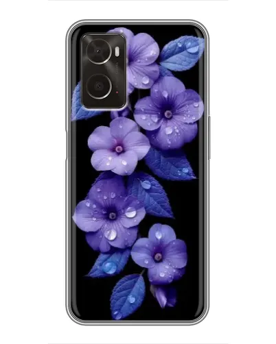 Чохол для OPPO A96 з картинкою «Фіолетові квіти з росою» Чохол для OPPO A96 з картинкою «Фіолетові квіти з росою»