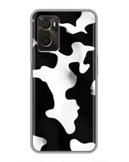 Чехол для OPPO A96 с картинкой «Черно-белое пятно» Чехол для OPPO A96 с картинкой «Черно-белое пятно»