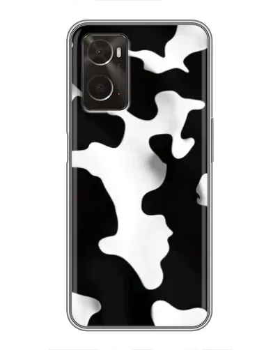 Чехол для OPPO A96 с картинкой «Черно-белое пятно»