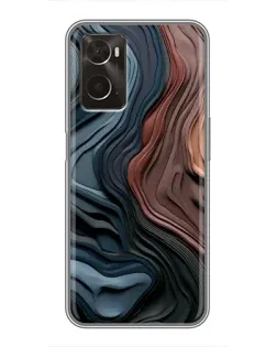 Чехол для OPPO A96 с картинкой «Цветные волны каньона» Чехол для OPPO A96 с картинкой «Цветные волны каньона»