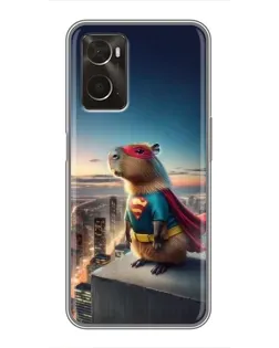 Чохол для OPPO A96 з картинкою «Капі-мен супергерой» Чохол для OPPO A96 з картинкою «Капі-мен супергерой»