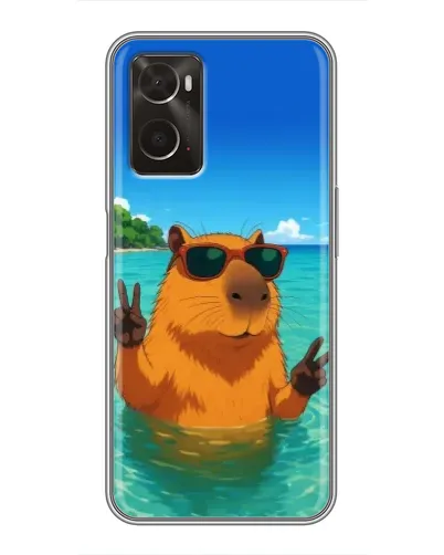 Чохол для OPPO A96 з картинкою «Морська капібара» Чохол для OPPO A96 з картинкою «Морська капібара»