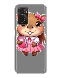 Чохол для OPPO A96 з картинкою «Дівчинка капібара» Чохол для OPPO A96 з картинкою «Дівчинка капібара»