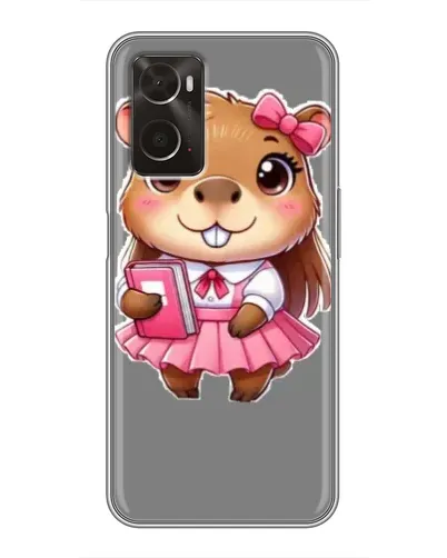Чохол для OPPO A96 з картинкою «Дівчинка капібара» Чохол для OPPO A96 з картинкою «Дівчинка капібара»