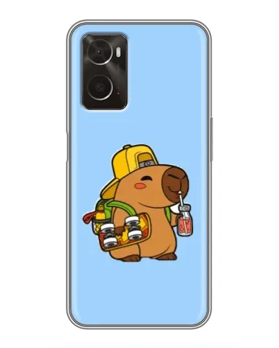 Чохол для OPPO A96 з картинкою «Капібара на скейті» Чохол для OPPO A96 з картинкою «Капібара на скейті»