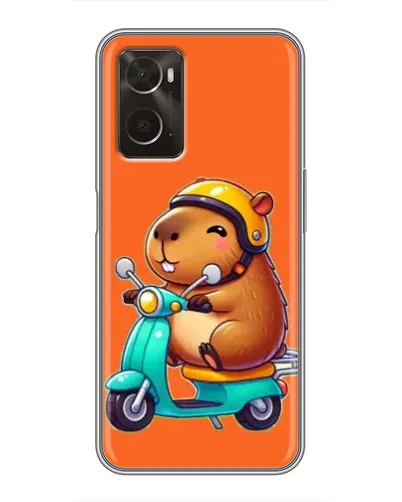 Чохол для OPPO A96 з картинкою «Капібара на скутері» Чохол для OPPO A96 з картинкою «Капібара на скутері»
