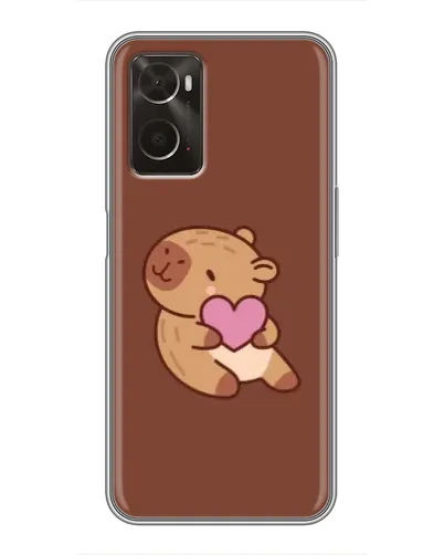 Чохол для OPPO A96 з картинкою «Капібара з серцем» Чохол для OPPO A96 з картинкою «Капібара з серцем»