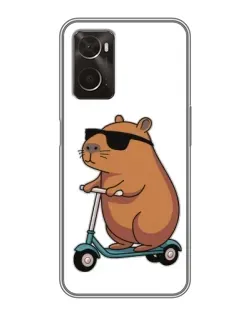 Чохол для OPPO A96 з картинкою «Капібара на самокаті» Чохол для OPPO A96 з картинкою «Капібара на самокаті»