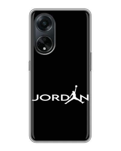Чохол для OPPO A98 з картинкою «Jordan White Logo» Чохол для OPPO A98 з картинкою «Jordan White Logo»