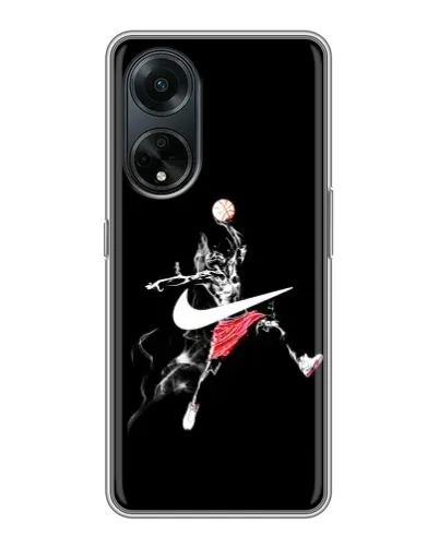 Чохол для OPPO A98 з картинкою «Jordan Jumpman» Чохол для OPPO A98 з картинкою «Jordan Jumpman»