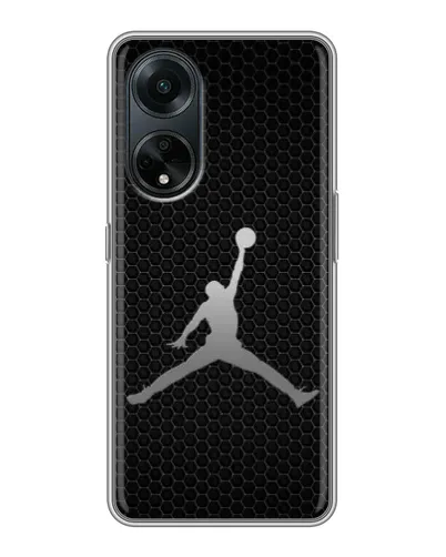 Чохол для OPPO A98 з картинкою «Jordan Dark Carbon» Чохол для OPPO A98 з картинкою «Jordan Dark Carbon»