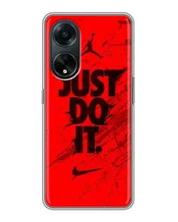 Чохол для OPPO A98 з картинкою «Nike Just Do It» Чохол для OPPO A98 з картинкою «Nike Just Do It»