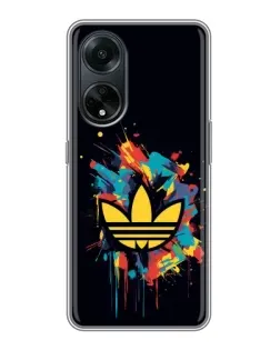Чехол для OPPO A98 с картинкой «Adidas Splash»
