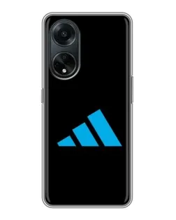 Чехол для OPPO A98 с картинкой «Adidas Cyan Logo»