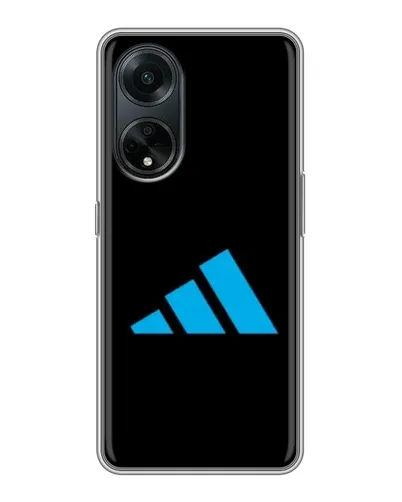 Чехол для OPPO A98 с картинкой «Adidas Cyan Logo»