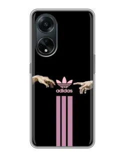Чехол для OPPO A98 с картинкой «Adidas Hands»