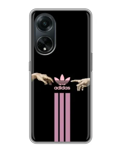 Чехол для OPPO A98 с картинкой «Adidas Hands»