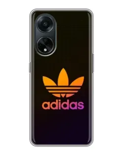 Чехол для OPPO A98 с картинкой «Градиент Adidas»