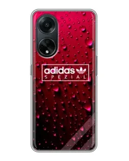 Чехол для OPPO A98 с картинкой «Adidas Gold Marble»